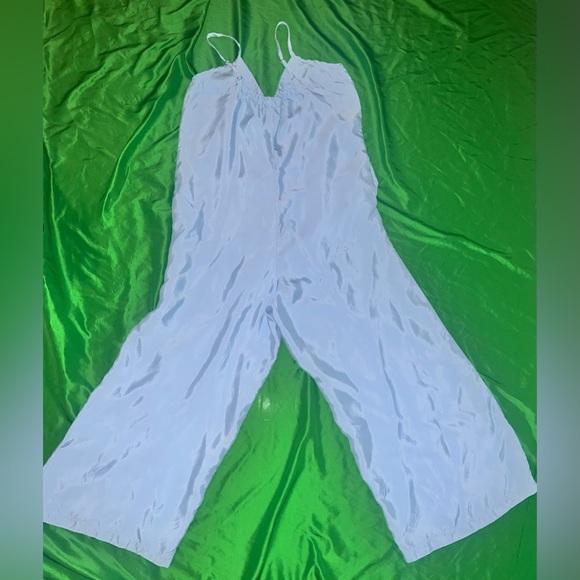Athleta Oversized Light Blue Jumpsuit size Medium - Picture 4 of 7